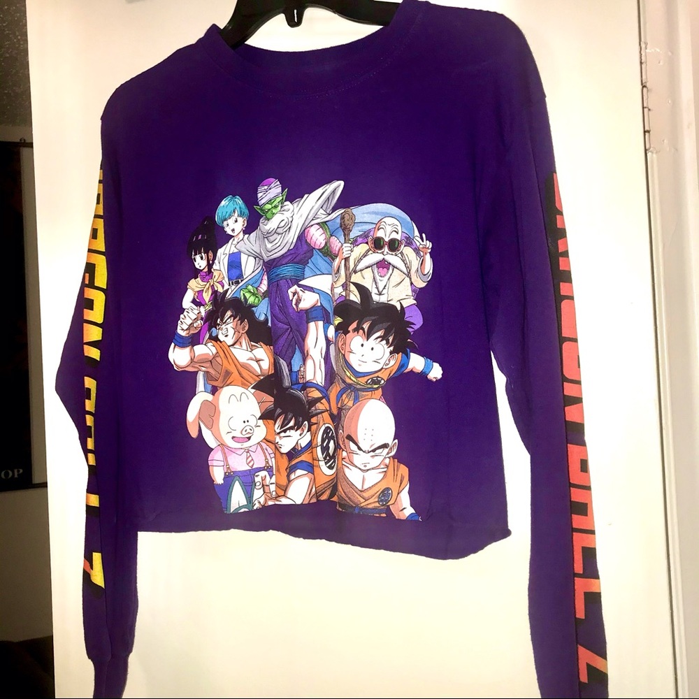 Dragonball Z Crop Long Sleeve